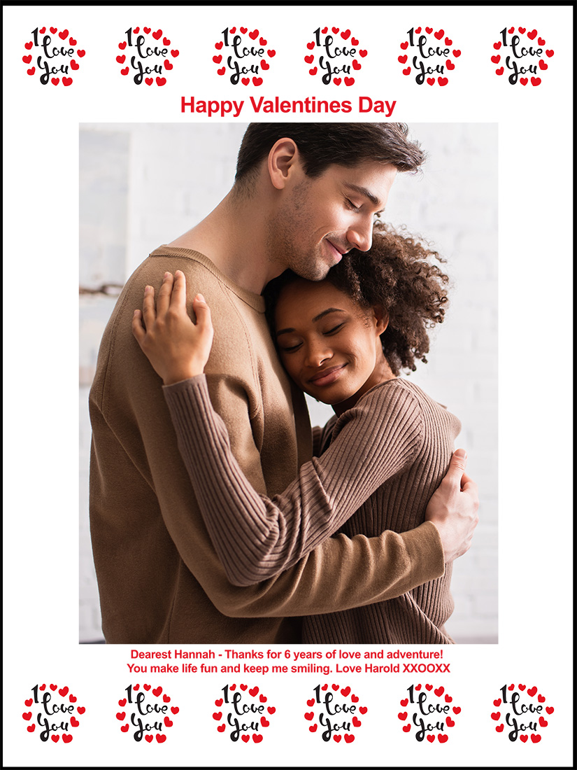 Valentines Product Image custom advent countdown calendar valentines